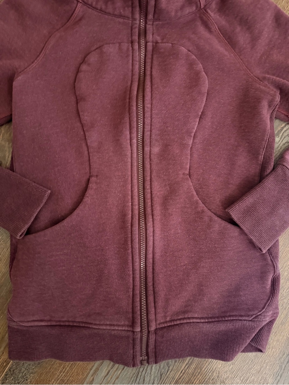 lululemon athletica Plum Scuba Zip Up Hoodie - Picture 7 of 13